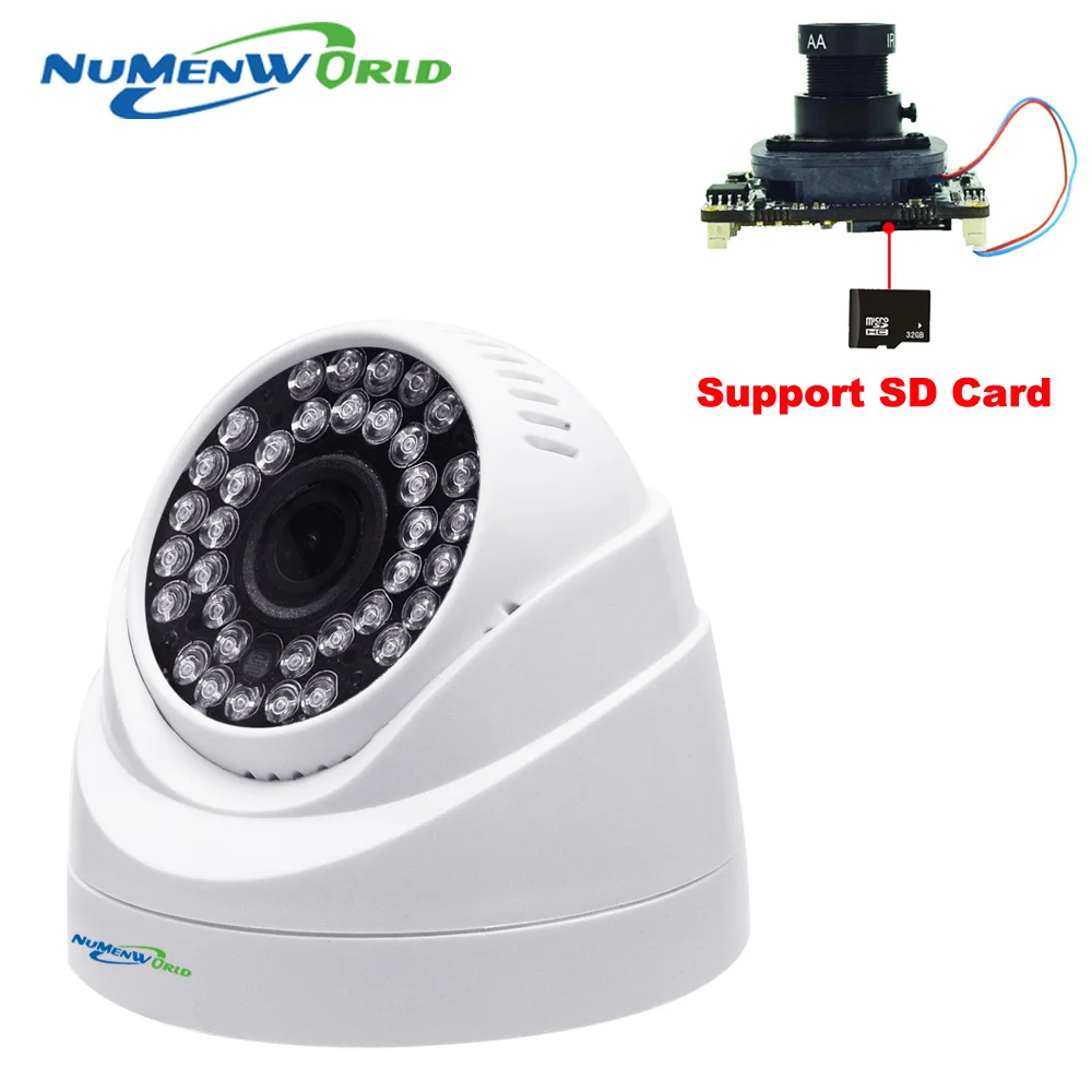 IP камера купольная HD 1080P Wi Fi ночное видение слот для SD карты|Камеры