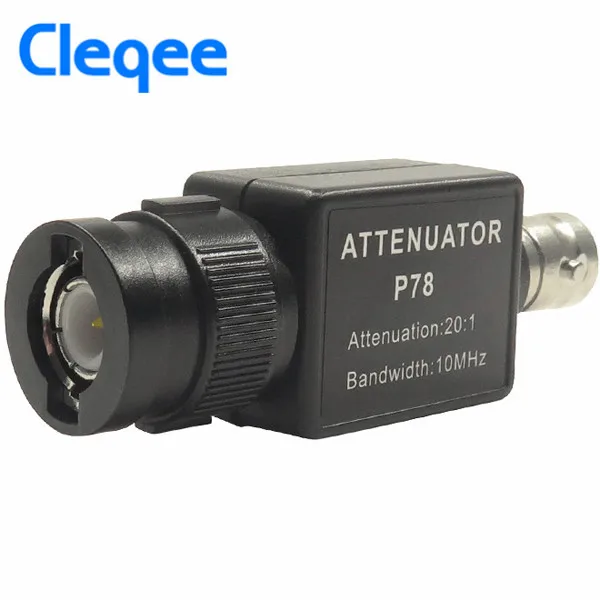 Cleqee P78 20:1 сигнал аттенюатор 10 МГц полоса пропускания осциллограф Аксессуары BNC адаптер HT201 обновленная версия