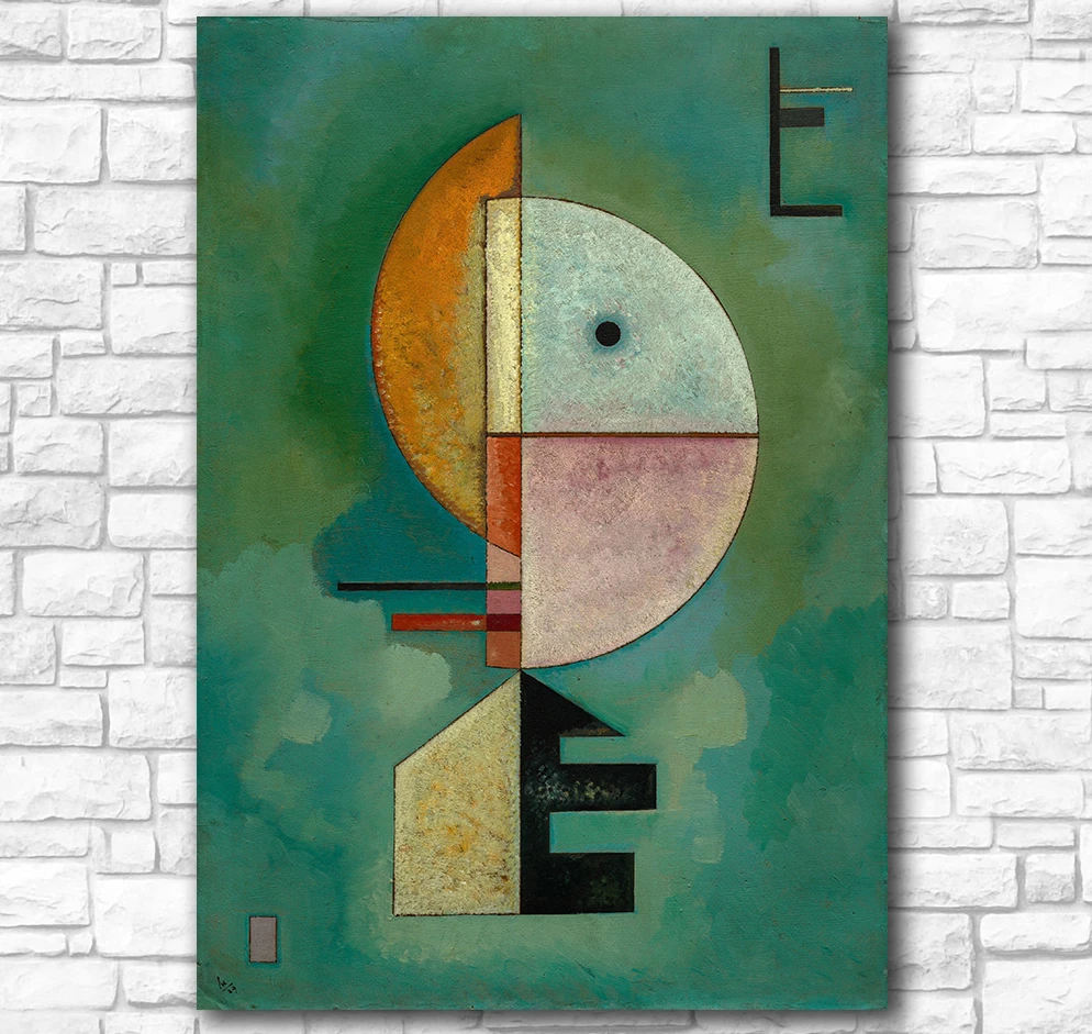 Картина по холсту вверх Wassily Kandinsky для гостиной домашний декор картина маслом на