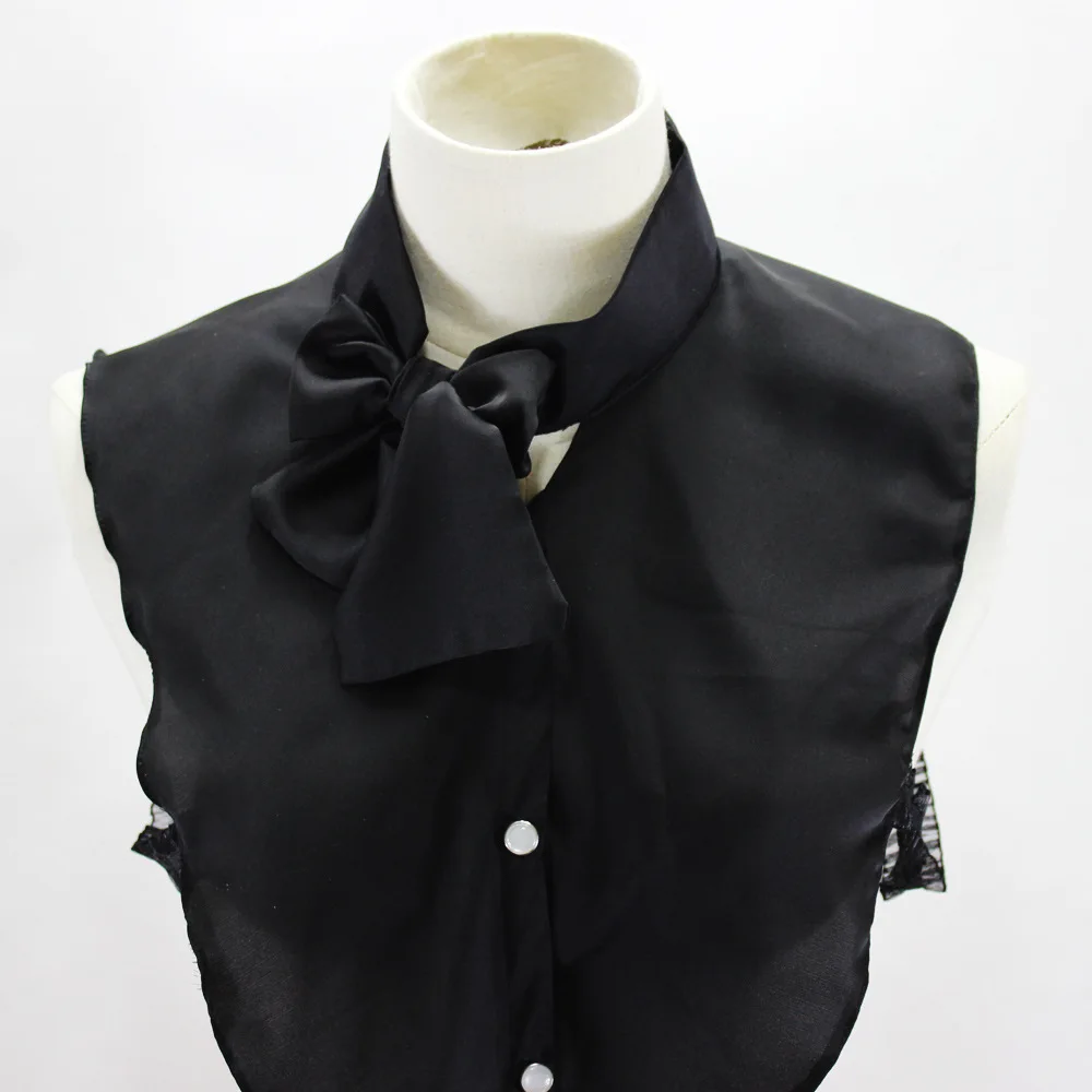 Модный съемный &quotПитер Пэн&quot Женский отложной воротник с вышивкой для