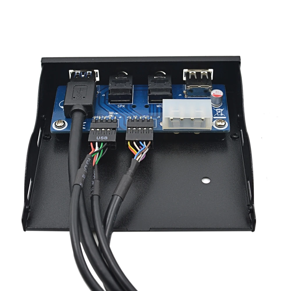 Высокое качество 20Pin 4 порта USB 2 0 3 концентратор HD аудио интерфейс микрофона
