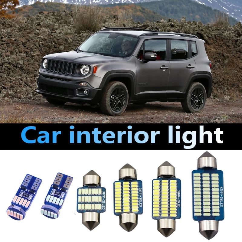 2015 2019 для jeep renegade светодиодный светильник салона автомобиля чтения багажника с