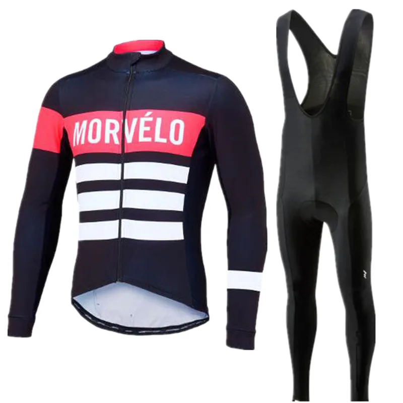 Pro team Morvelo Длинные рукава Vélo комбинезон комплект Велосипедная форма шоссейные велосипеды майки велосипед одежда комбинезон костюм