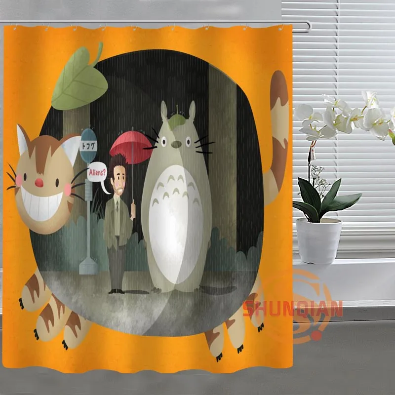 Занавеска для душа Studio ghilii Totoro занавеска ванной комнаты из ткани H03M26D37 на