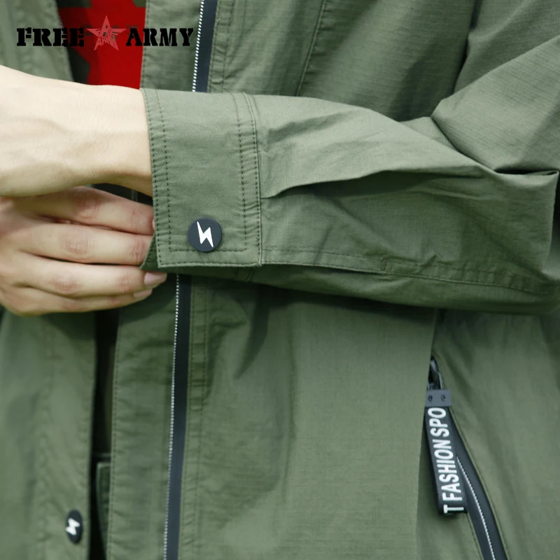 

FreeArmy Oversized Winter Coat for Women Trench Coat Elegant Womens Coats Army Green Windbreakers For Woman Spring Autumn Trench