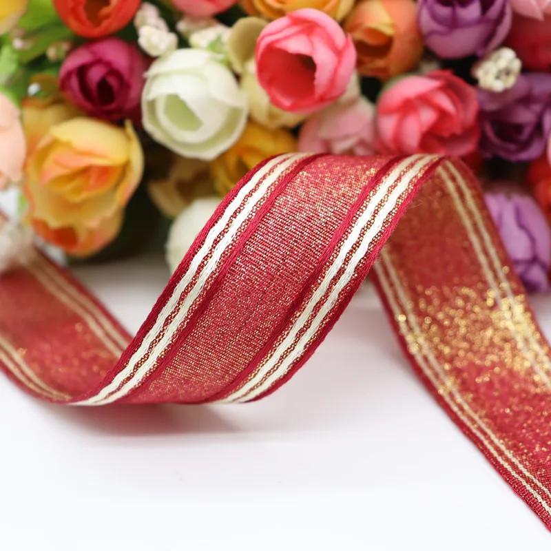 10 ярдов золотая нить резинка из полиэстера пробки для бутылок DIY ремесла ручной