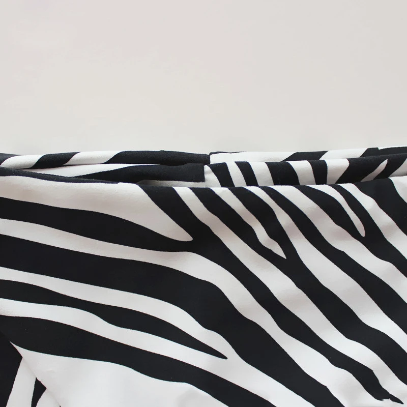 Сексуальное бикини в полоску с принтом зебры набор кисточек леопардовым