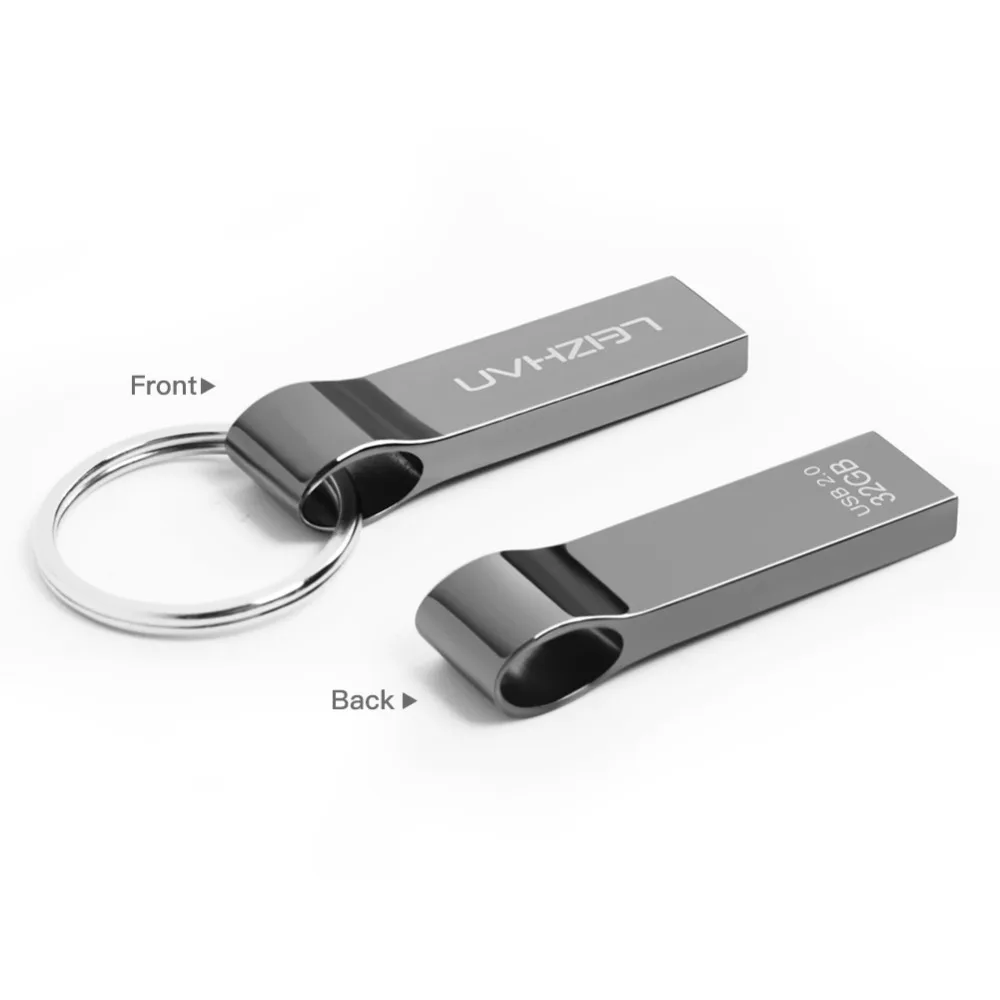 LEIZHAN водонепроницаемый USB флеш накопитель 64 ГБ 32 16 8 4 Гб 2 0|USB флэш-накопители| |