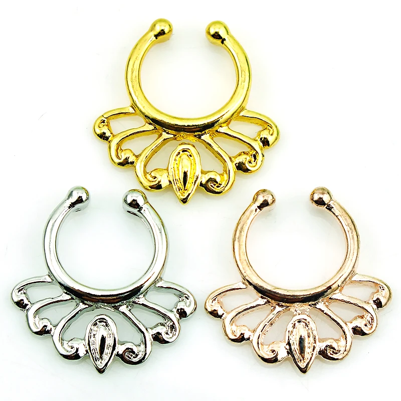 Кольцо для носа из нержавеющей стали 3 цвета|body jewelry|nose ringnose stud |
