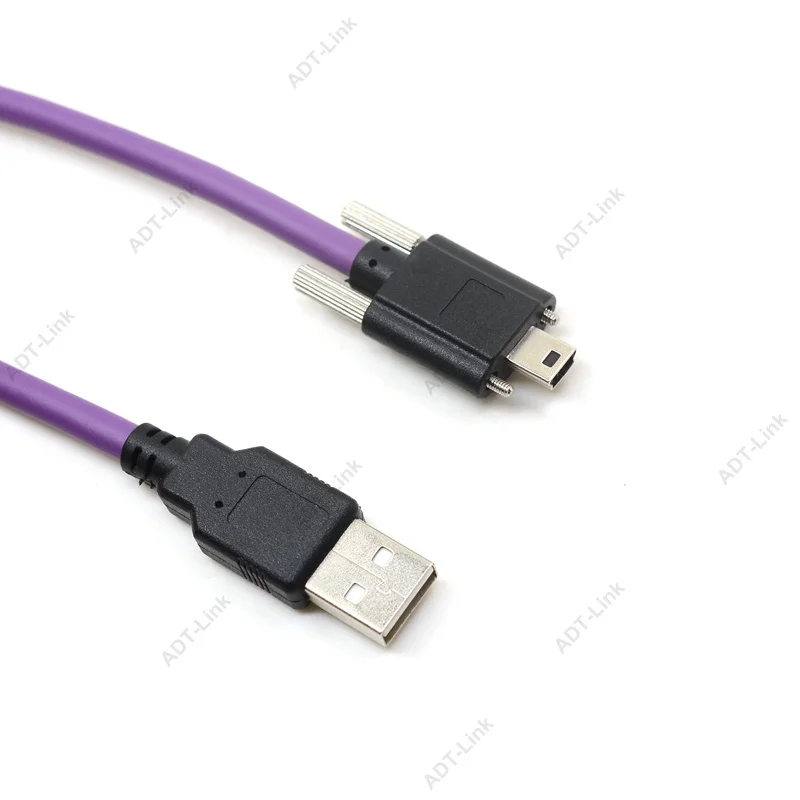 Кабель USB 2 0 для промышленной камеры с винтами кабель Mini A Для Yingmeijing Camera Haikang Dahua