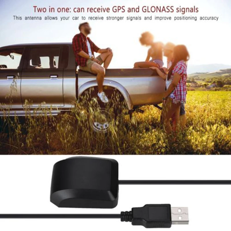 2 в 1 USB Антенна GPS аксессуары двойной приемник модуль ГЛОНАСС для автомобиля