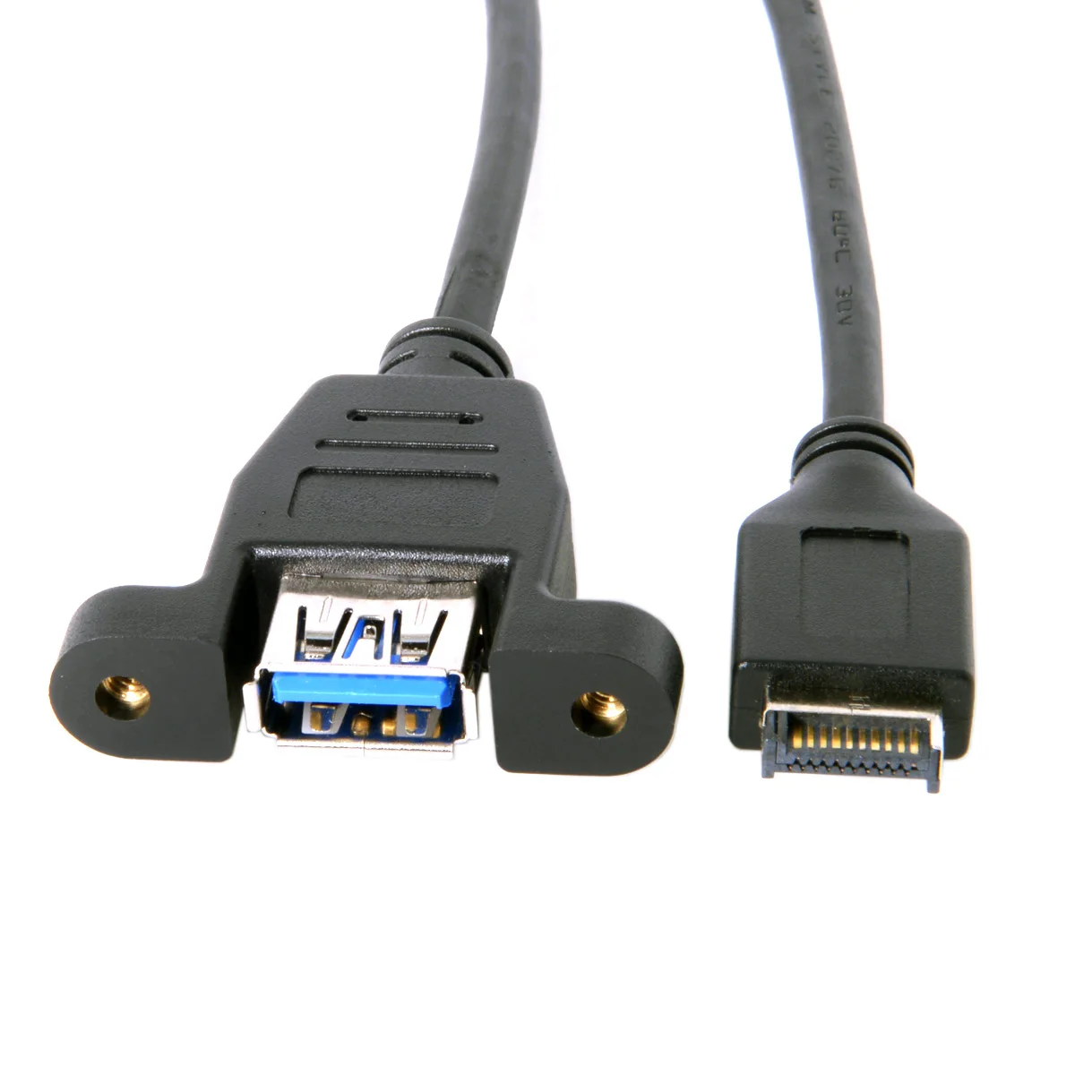 Chenyang USB 3 0 Type-A разъем для 1 удлинитель передней панели 50 см Тип крепления |
