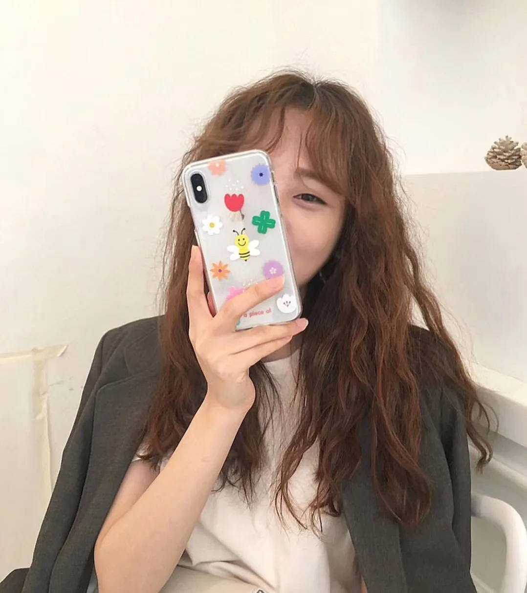 INS Корея супер огонь простой смайлик чехол для телефона iphone Xs max Xr X 6 6s 7 8 plus цветной