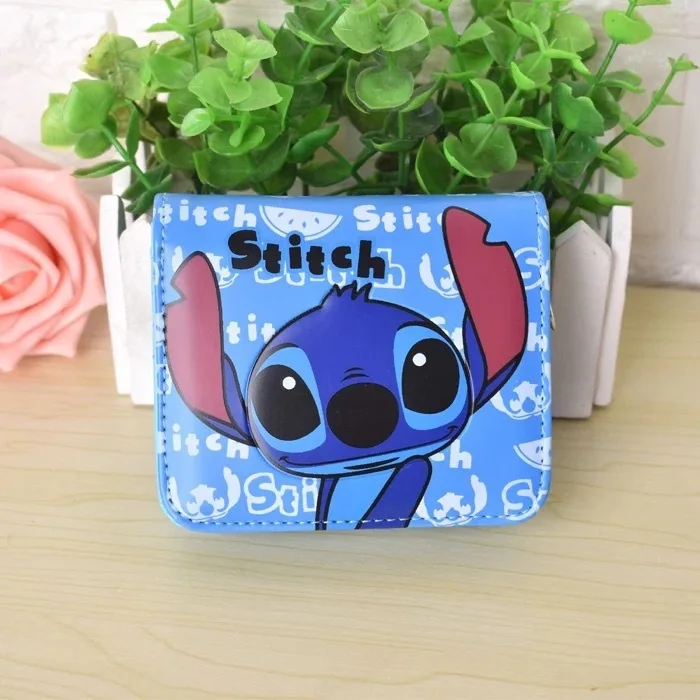 Милый кошелек Lilo Stitch женские кошельки бумажники из искусственной кожи для монет