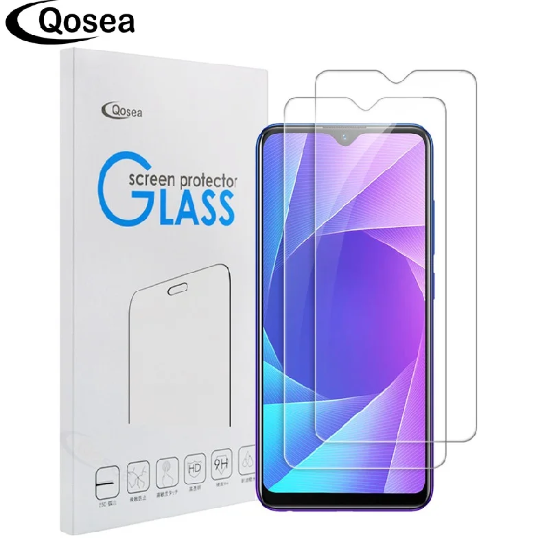 Qosea (2 предмета) телефон Экран протектор для Realme 3 Pro закаленное стекло 9 H