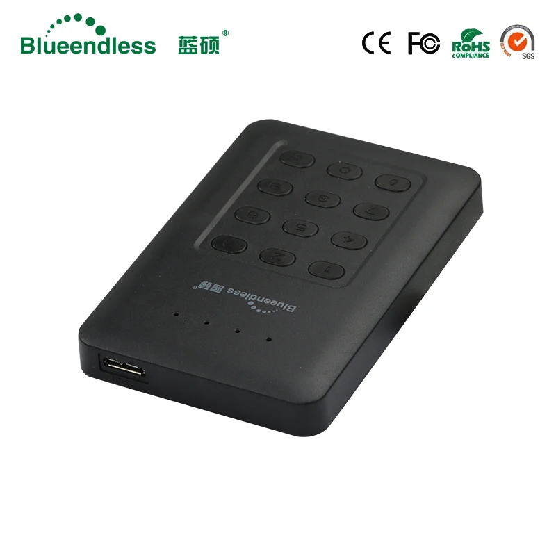 Корпус для жесткого диска Blueendless 2 5 дюйма Sata к usb 3 0 зашифрованный корпус ноутбука