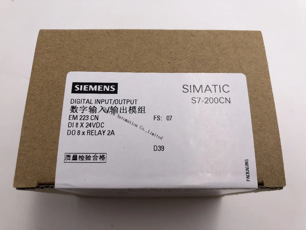 Оригинал SIMATIC S7-200 цифровой ввод/вывод EM 223 6ES7 223-1PH22-0XA8 только для Φ CPU 8 DI 24 V DC Sink/Source