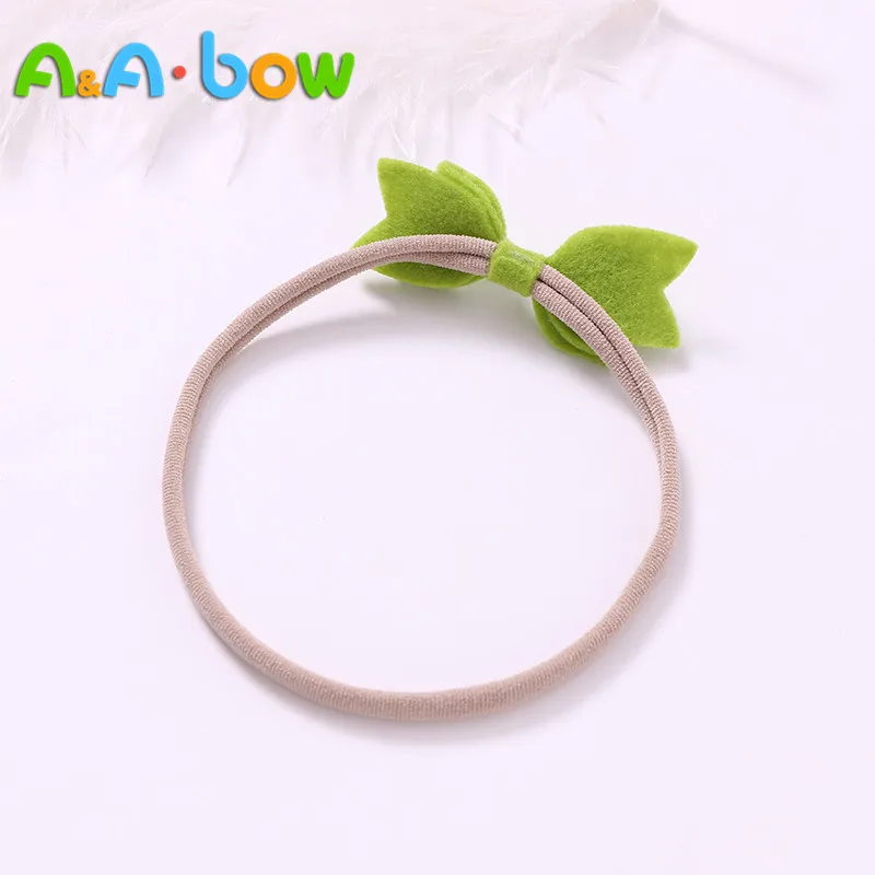 1 шт./лот мягкие детские повязки для волос ручной работы из нетканого материала с