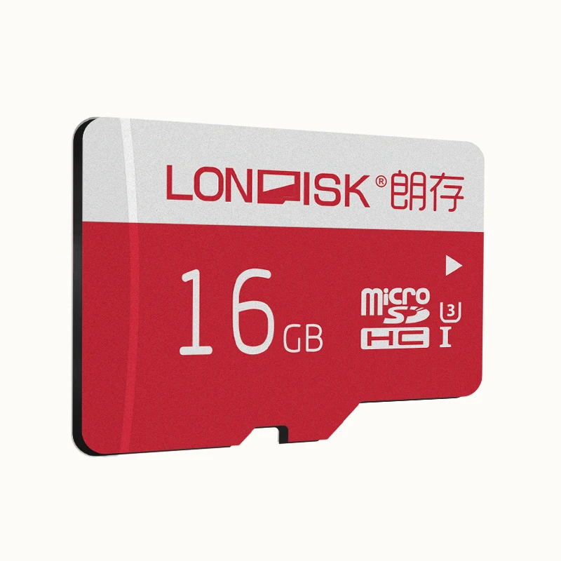 LONDISK 5 Pack micro SD карты 16 Гб класс 10 (C10) UHS I (U1) / (U3) карта памяти microSDHC с sd адаптером (5