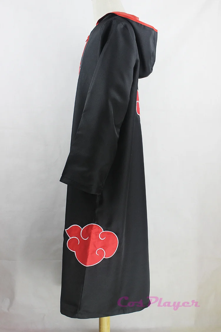 KIGUCOS Аниме Наруто Униформа Учиха Саске косплей костюмы плащ така накидка|sasuke cosplay