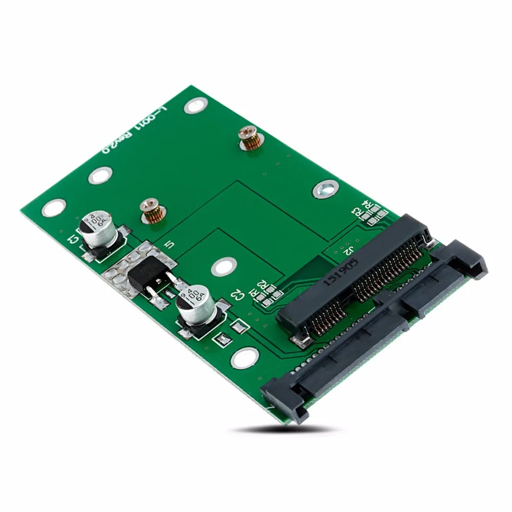 Горячая mSATA SSD до 2,5 ''SATA 6,0 Gps адаптер конвертер карты модуль Плата Pad Pcie