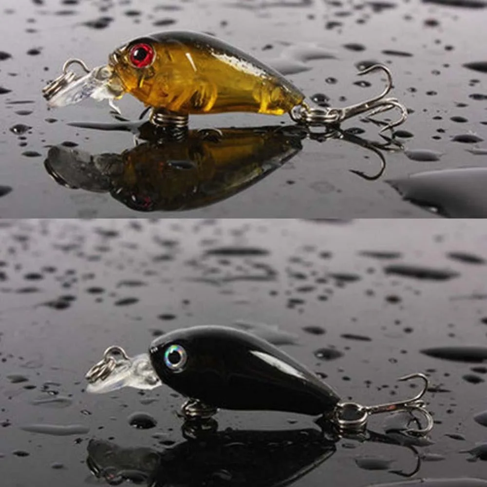 2017 5 шт./лот пластик рыболовные приманки бас CrankBait наживка снасти 4 см/4G Рыбалка