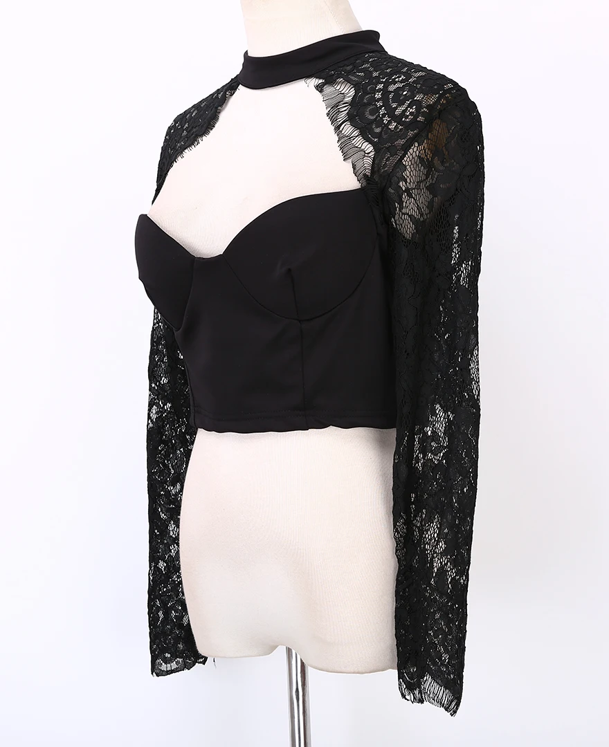 

Summer Women Lace Casual Halter Tops Blouse Lace