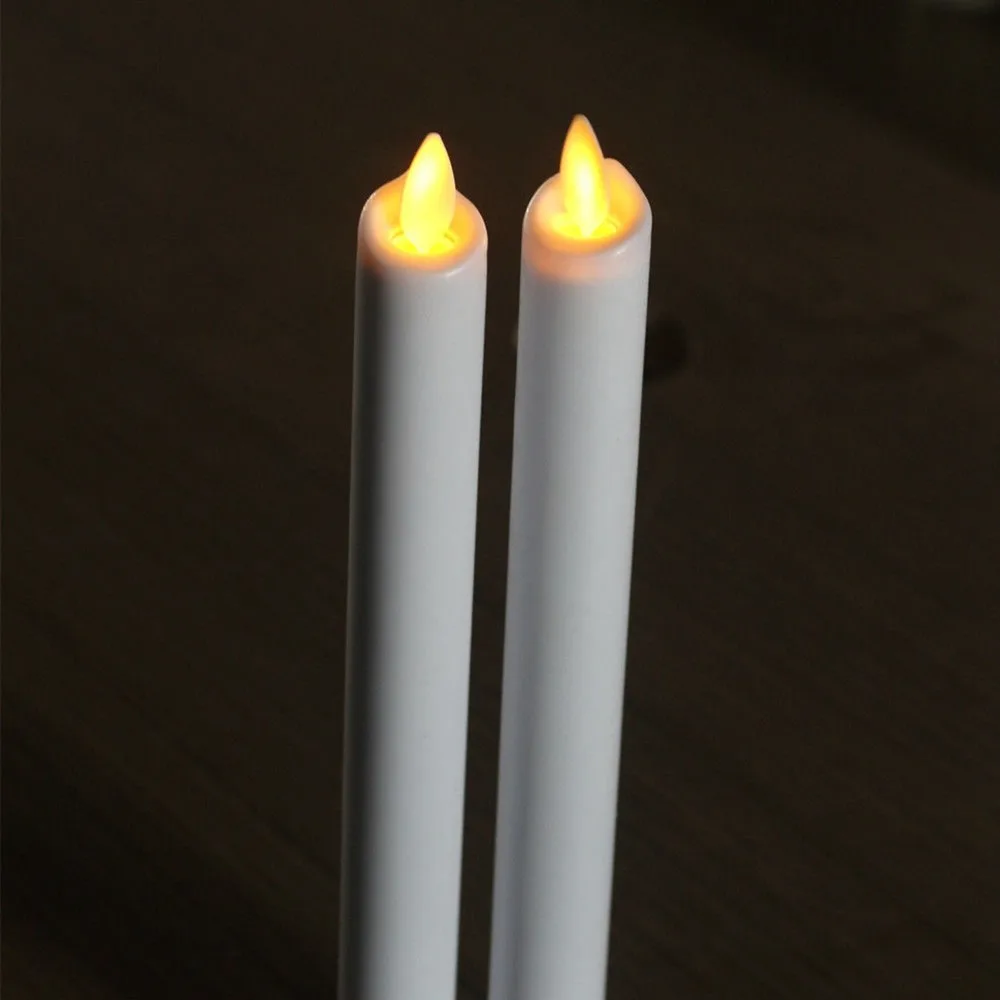 Ksperway Ser из 2 беспламенных движущихся фитилей светодиодные конические свечи