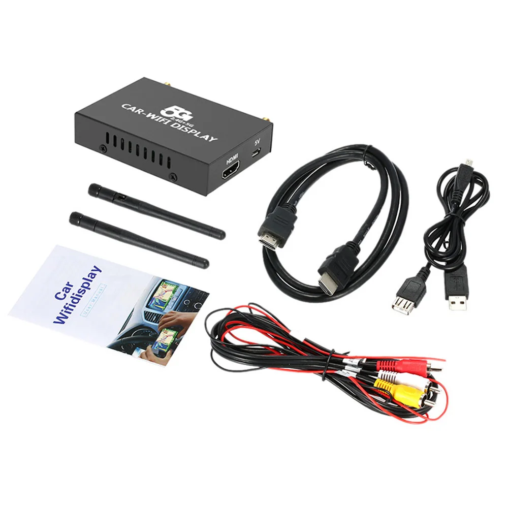 

5G WIFI Mirror Box for ios Car WiFi Display Android IOS Miracast DLNA Airplay WiFi Smart Screen Mirroring Car and Home HDTV