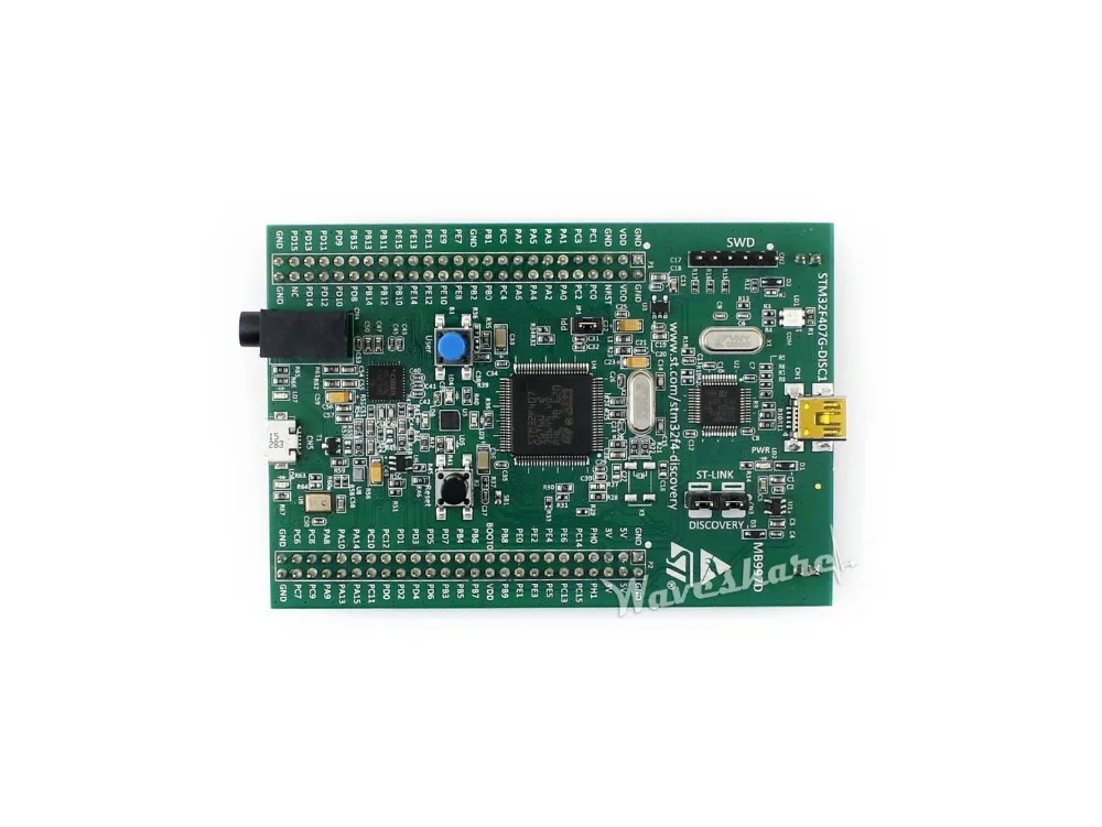 ST официальный MB997D STM32F407G-DISC1 обновленная STM32F4DISCOVERY Cortex-M4 1 Мб флэш-память 192KB Оперативная память STM32F407VGT6 STM32F4 набор для путешествия
