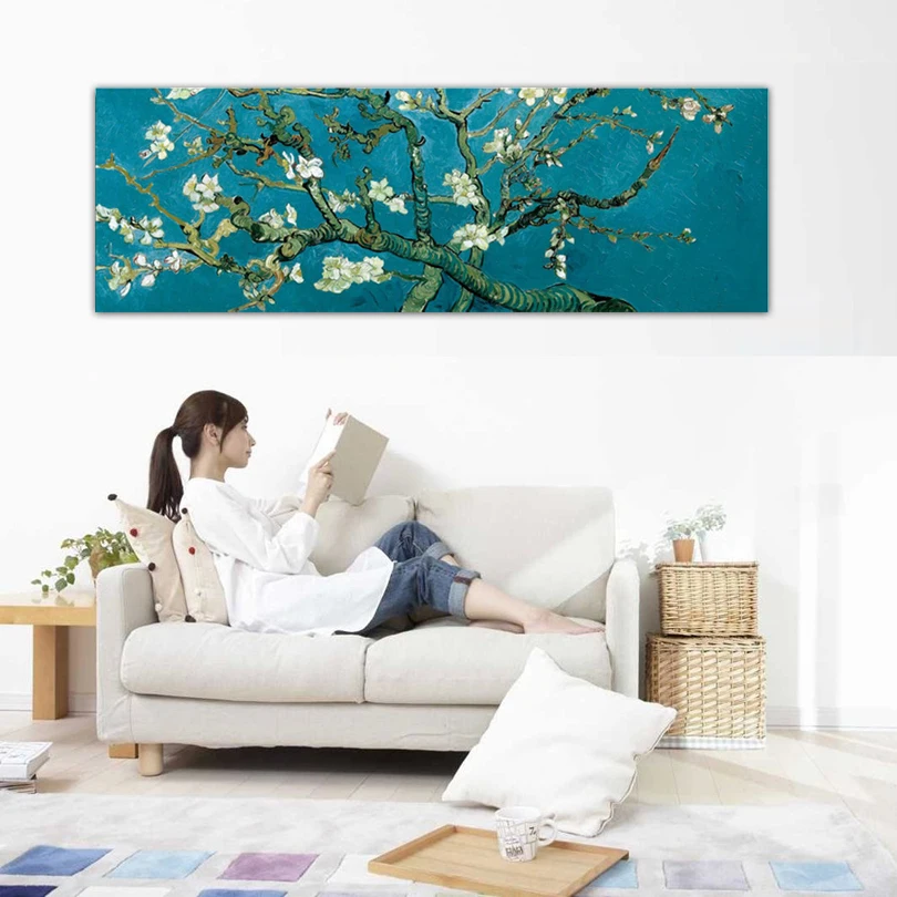 Goedkoop 100% Handgeschilderde Van Gogh Olieverf Hoge Kwaliteit Muur Bloem Foto 'S Voor Woonkamer Art Schilderen DM1803291
