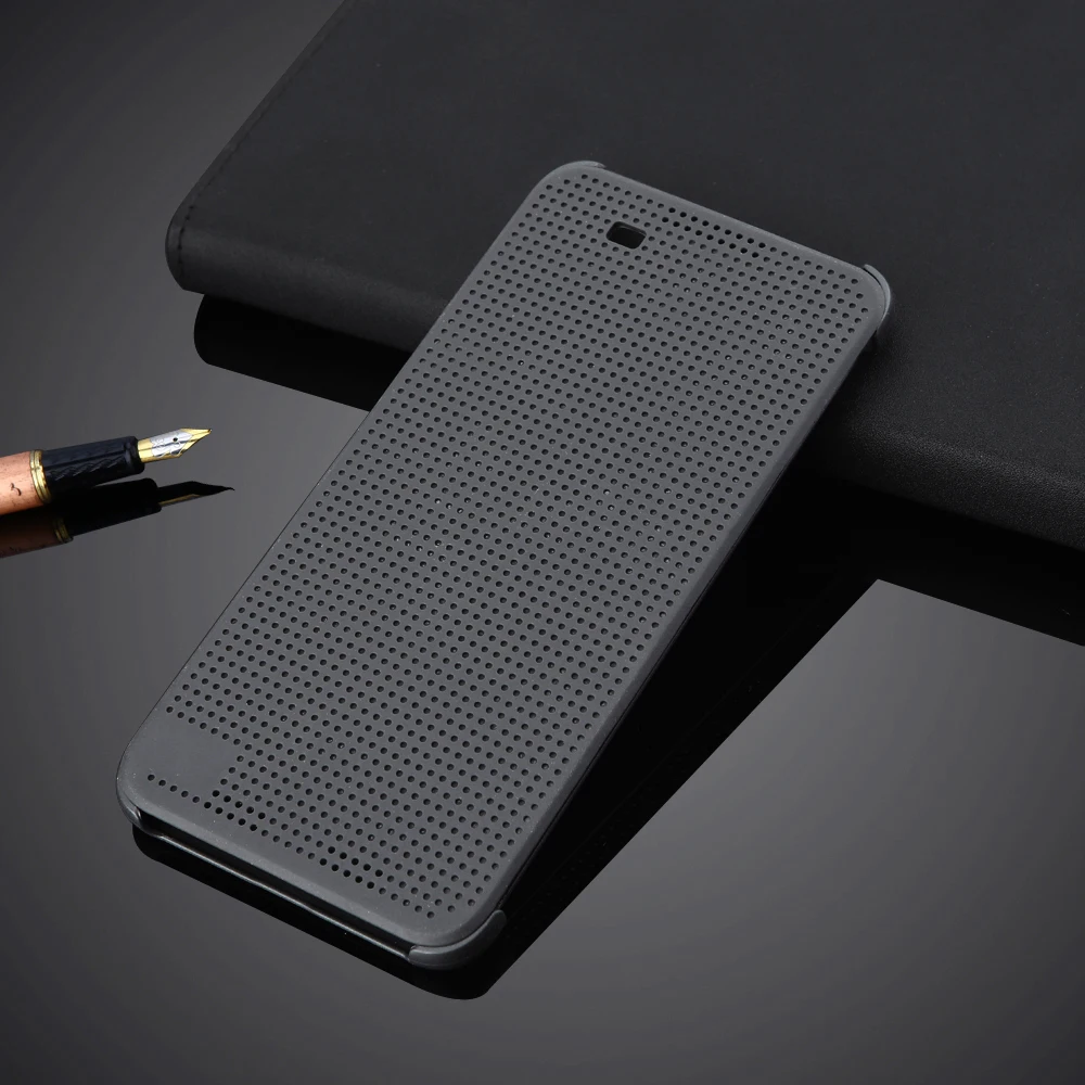 Чехол-книжка в горошек с функцией автоматического сна для HTC Desire 10 | Мобильные