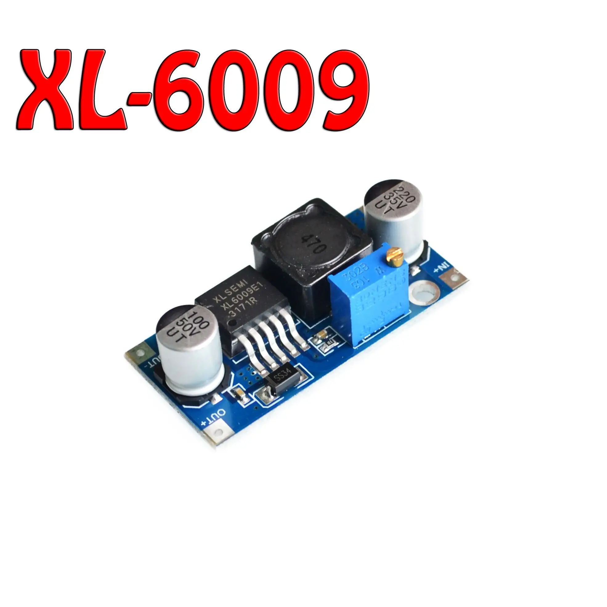 1 шт. XL6009 DC бустер модуль питания Выход регулируется Супер LM2577 Повышающий