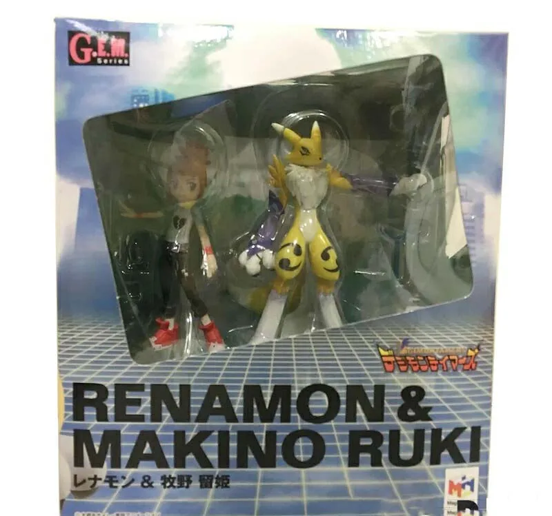 2 шт./компл. Digimon Adventure Digital Monster Makino Ruki Renamon Queen ПВХ фигурка Модель Кукла подарок|action