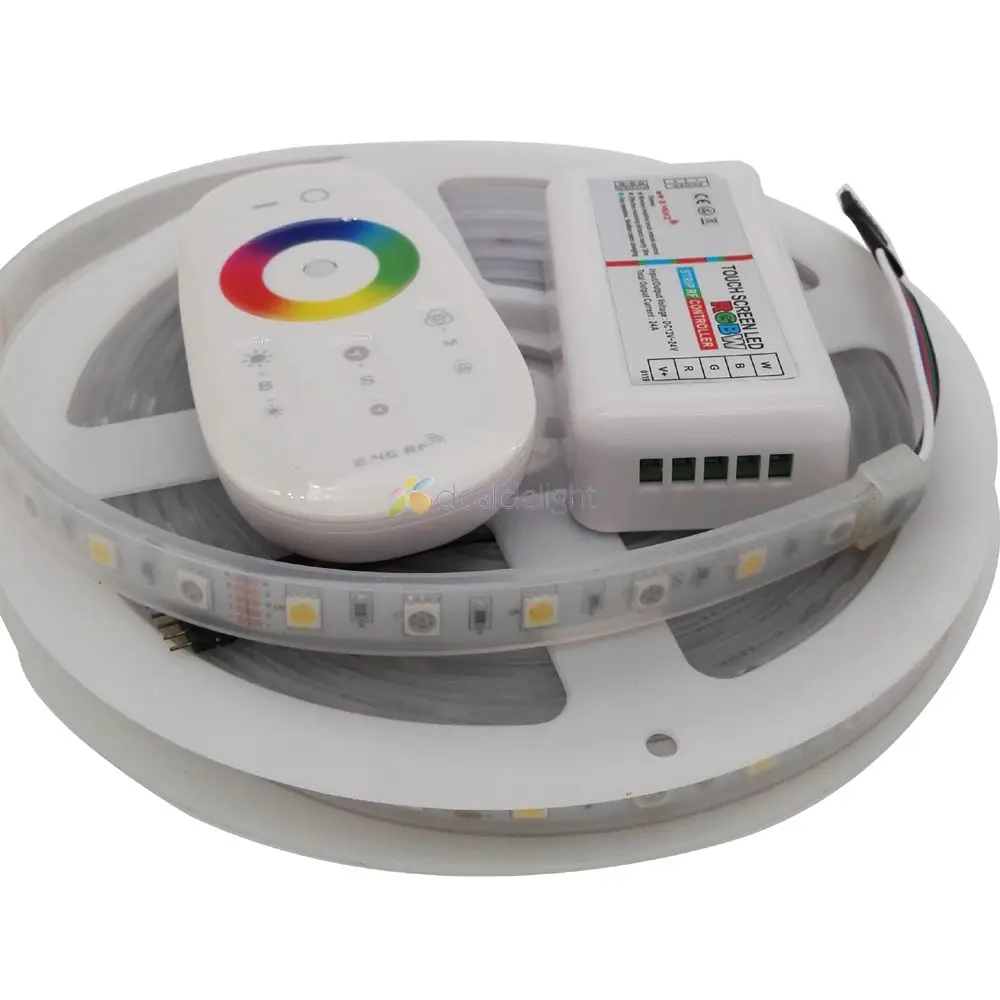 Светодиодная лента 5 М 5050 RGBW RGB + Холодный/теплый белый IP67 силиконовая трубка