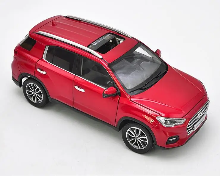 Высокая моделирования HYUNDAI IX35, расширенная Коллекция Модель 1:18 игрушечная машинка из сплава, литая металлическая модель, Изысканные Подарки