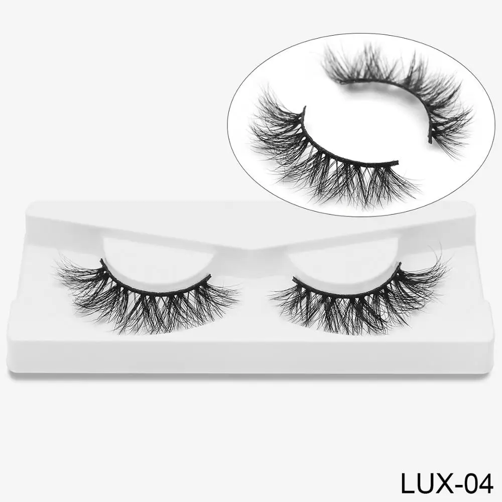 LUX04 SEXYSHEEP норковые ресницы 3D норковые ресницы безжалостные ресницы ручной работы многоразовые натуральные ресницы Популярные Накладные ресницы для макияжа - Цвет: LUX04