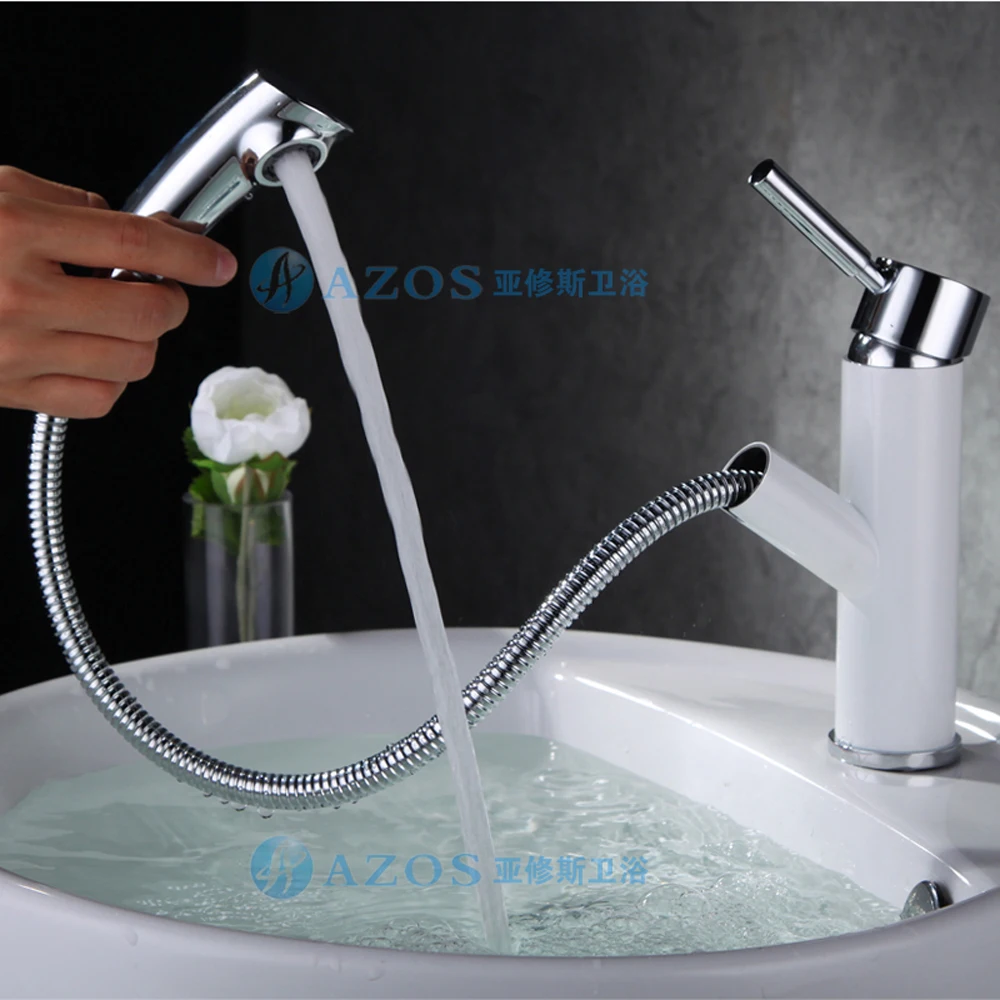 Современный Смеситель для ванной комнаты с одной ручкой Поворотный Носик сосуд