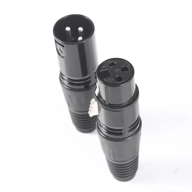 20 шт. 3Pin XLR штекер Женский микрофон удлинитель микрофонные кабели штекер аудио разъем микрофон аудио разъем адаптер