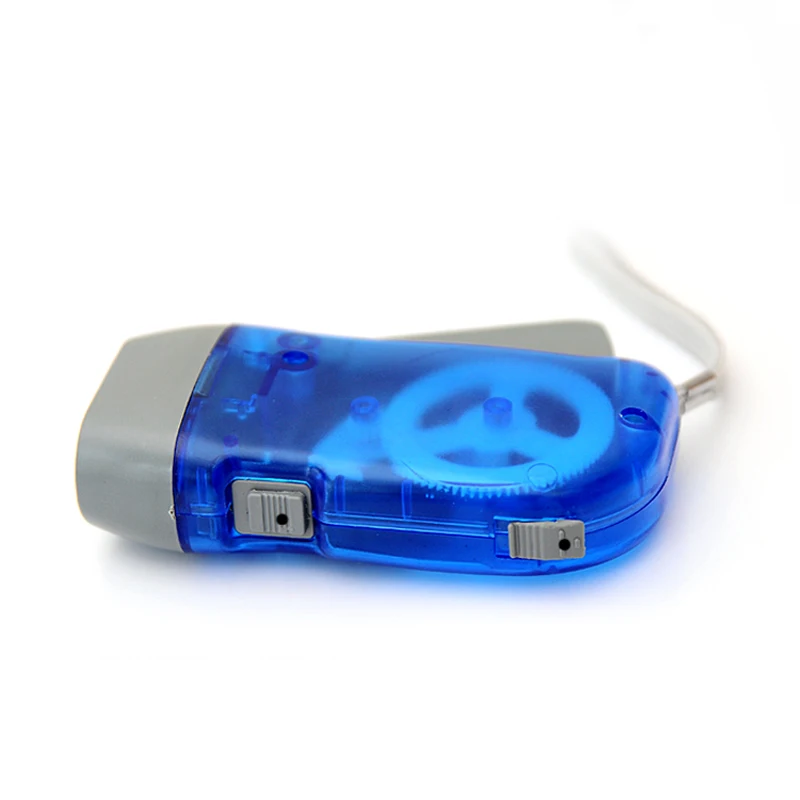 

Hand Press Flashlight Torch No Battery 3 LED Light for Outdoor Camping Fishing MAL999