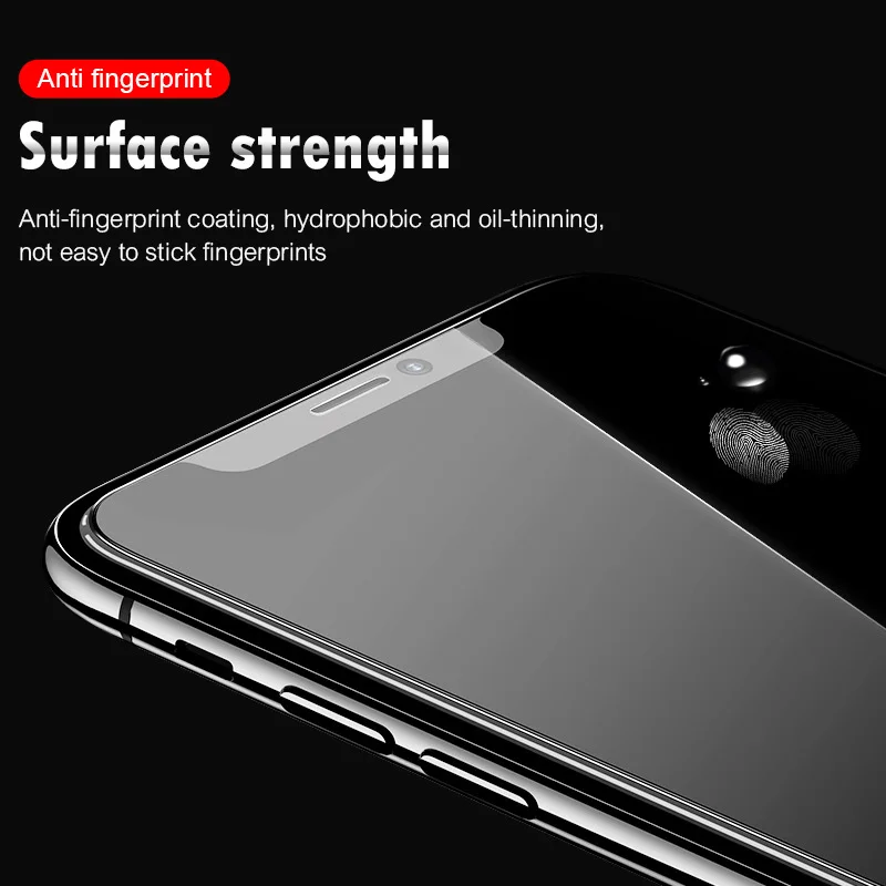 ZNP 3 шт 9H Защитное стекло для iPhone X XS Max XR 8 7 Защита экрана закаленное для iPhone 8 7 6 6s Plus 5 5S SE стекло