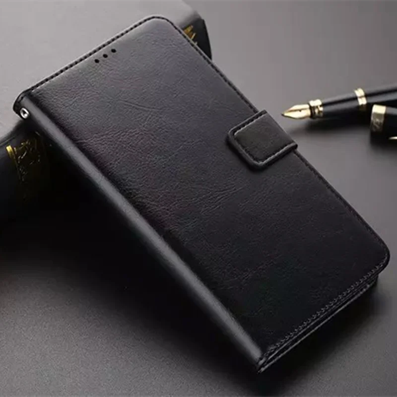 Кожаный чехол для Xiaomi Redmi note 5 Pro Crazy horse 6 Новый Plus/6A S2 | Мобильные телефоны и