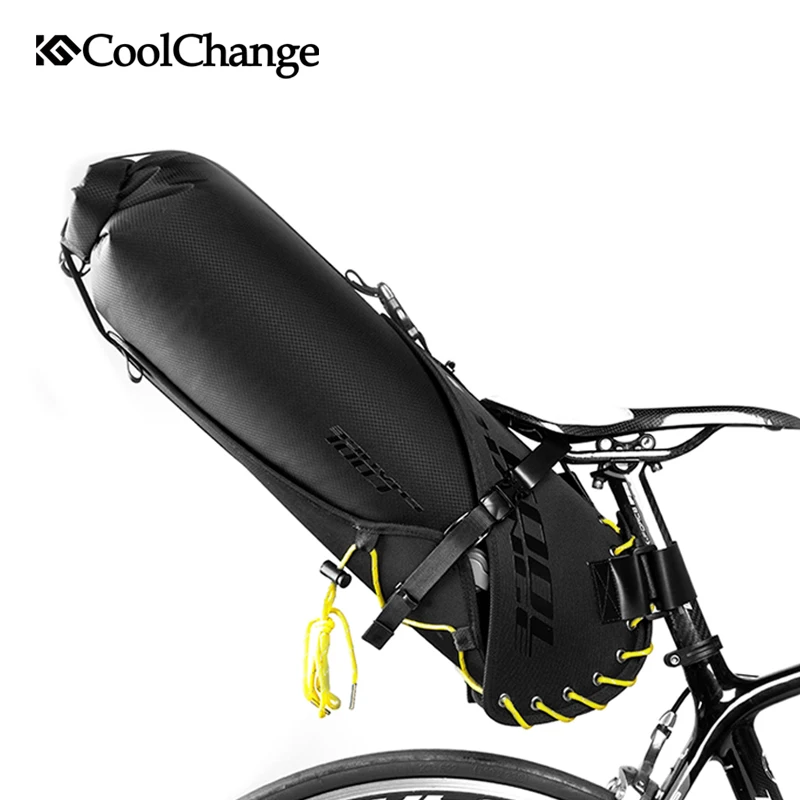 Складная Водонепроницаемая велосипедная сумка CoolChange 20L большой вместимости
