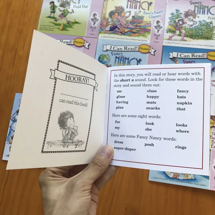 12 книг которые я могу прочитать серия Fancy Nancy Phonics написание на английском языке