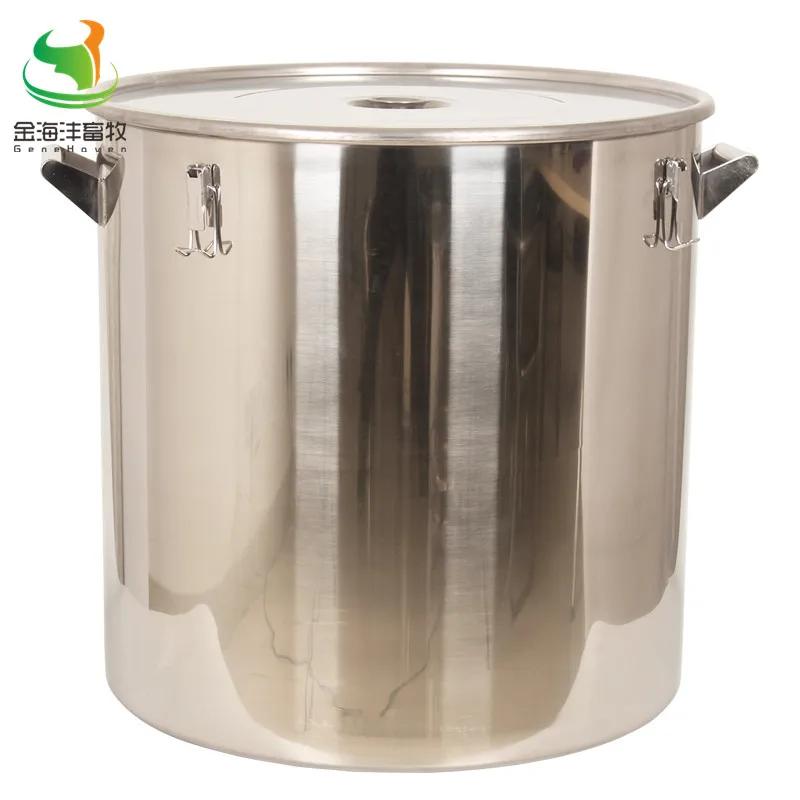 170 л прямая бочка с крышкой банка для молока ведро из нержавеющей стали контейнер