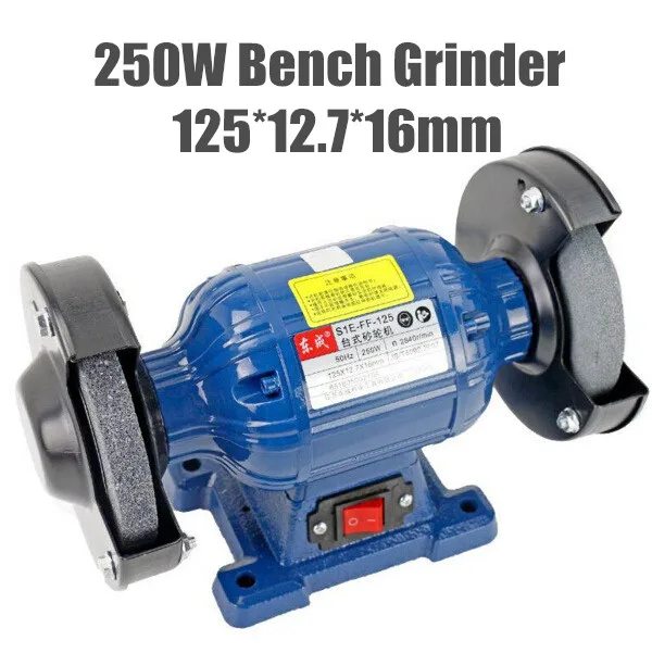 125 мм настольный шлифовальный станок 250w диск для металла x 16 мм|bench grinder|grinder benchdisc