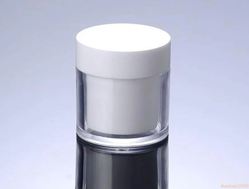 

Пластиковая бутылка для крема 50 г, высококачественная прозрачная двухслойная бутылка для крема #4354