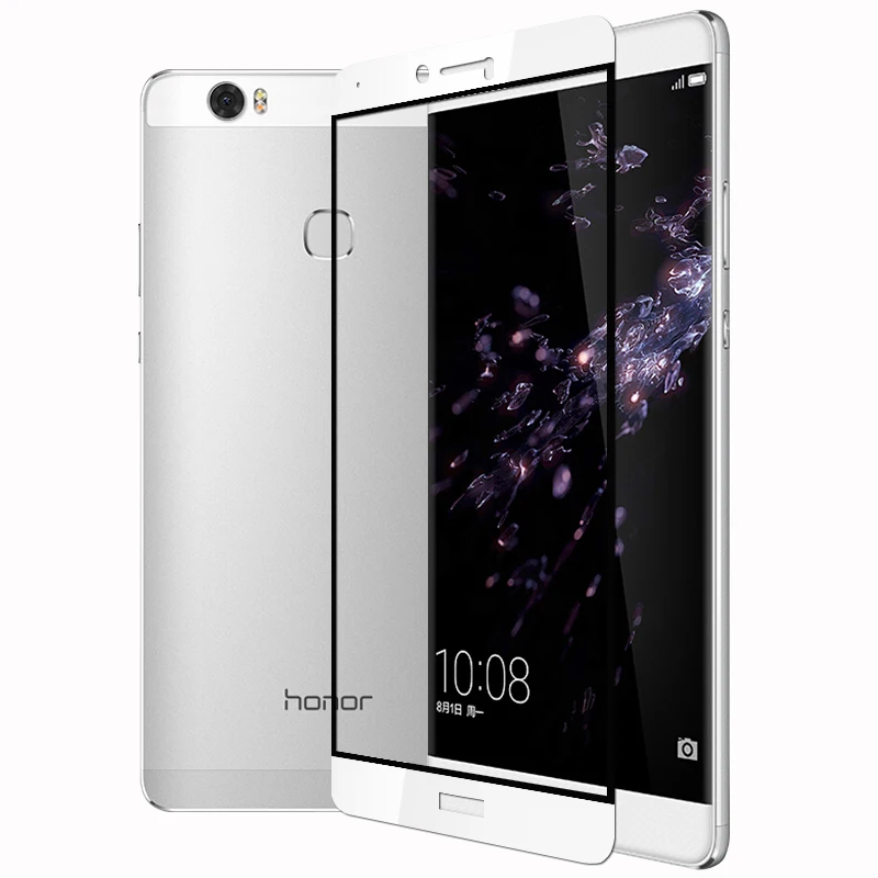 2 шт. полностью клеящееся закаленное стекло для Huawei Honor Note 8 Защитная пленка экрана