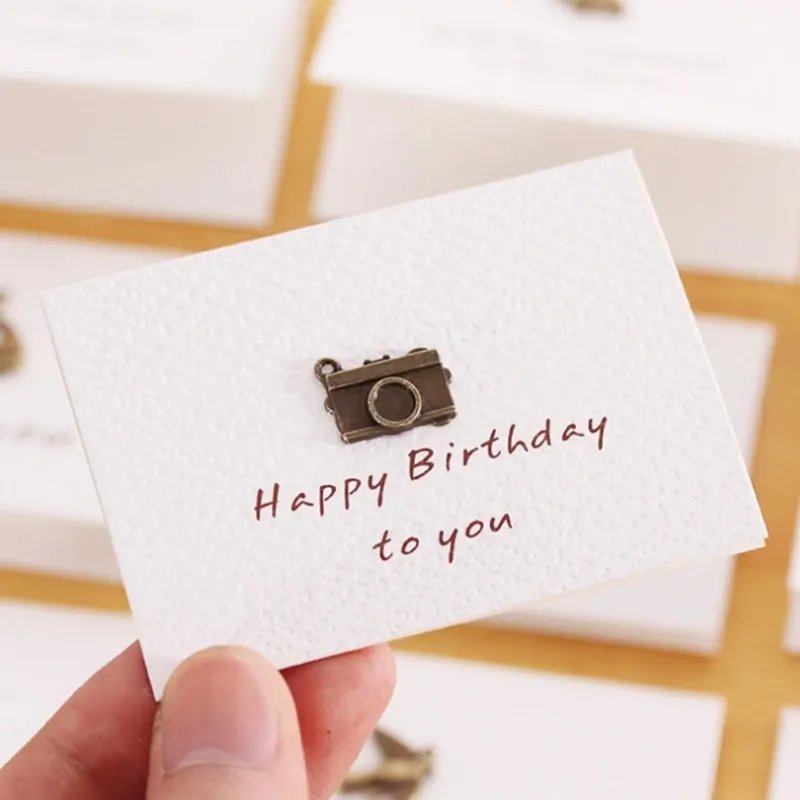 1 шт. креативный конверт маленькая поздравительная открытка на день рождения