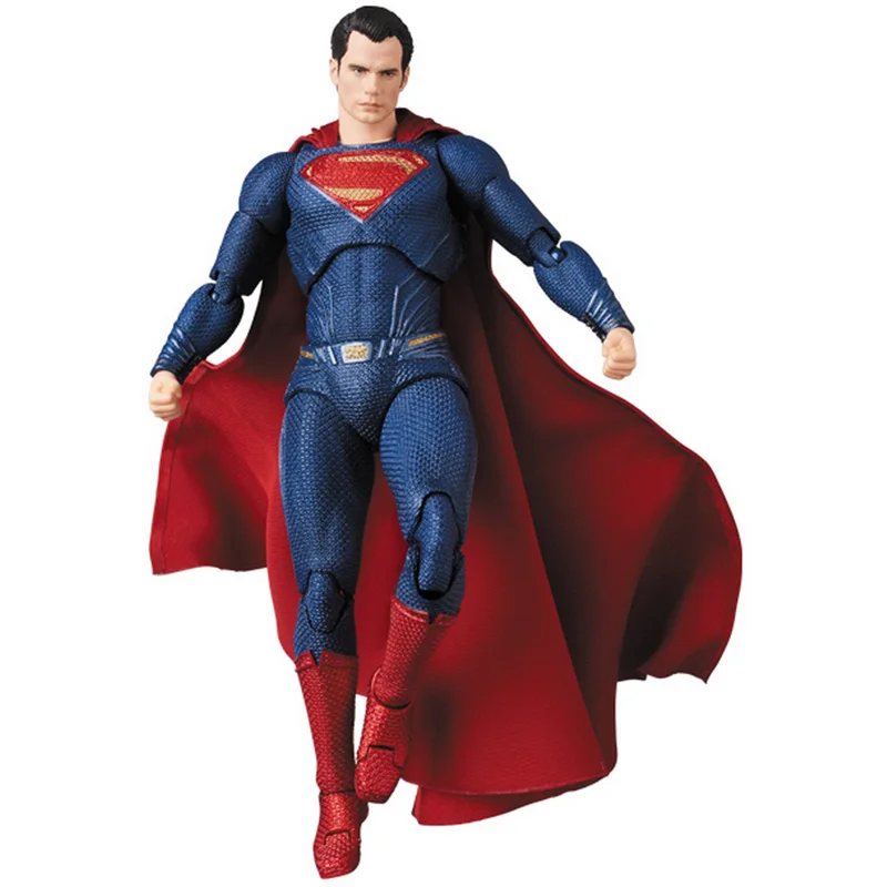 16 см DC Супермен MAFEX 057 Лига Справедливости Супер человек Коллекционная модель BJD